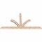 Ekena Millwork Richland Smooth Timber Gable Bracket, Douglas Fir, 108"W x 58"H x 3 1/2"D x 5 1/2"F, 13/12 Pitch GBW108X58X0406RIC00SDF - alternate 2